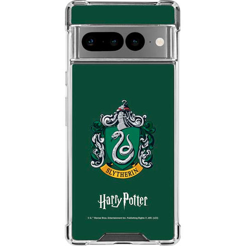 Wizarding World Harry Potter Slytherin House Crest Google Pixel 7 Pro Clear Case